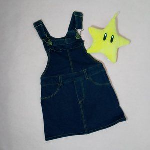 Okie Dokie - Denim Overall Dress for baby girl
